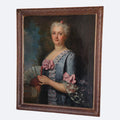 Portrait de femme d’époque  XVIII ème