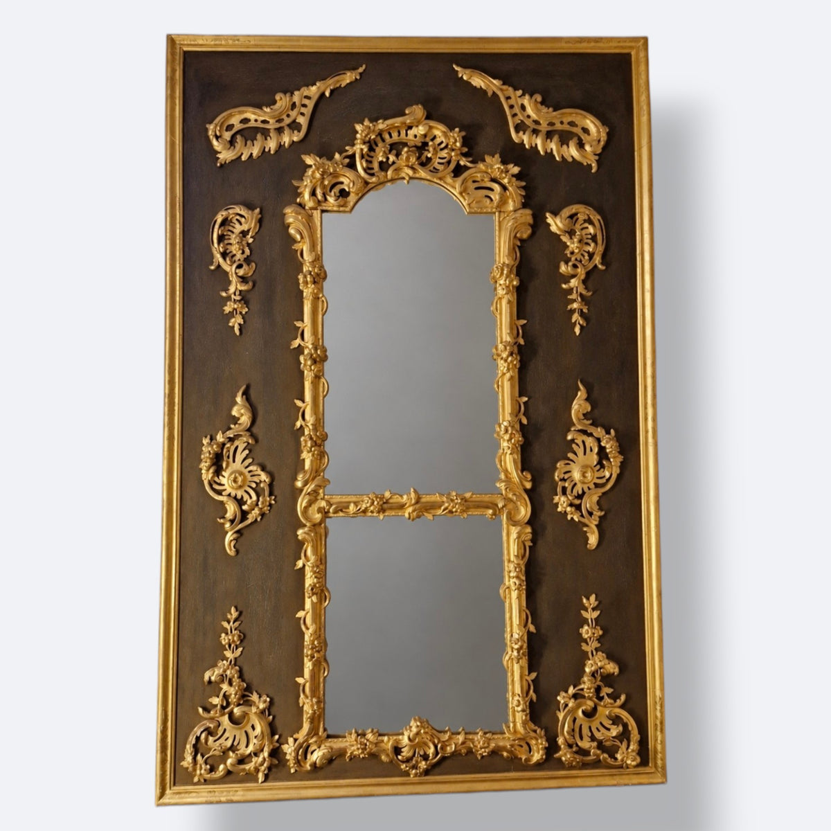 Trumeau en bois doré époque XIXe s