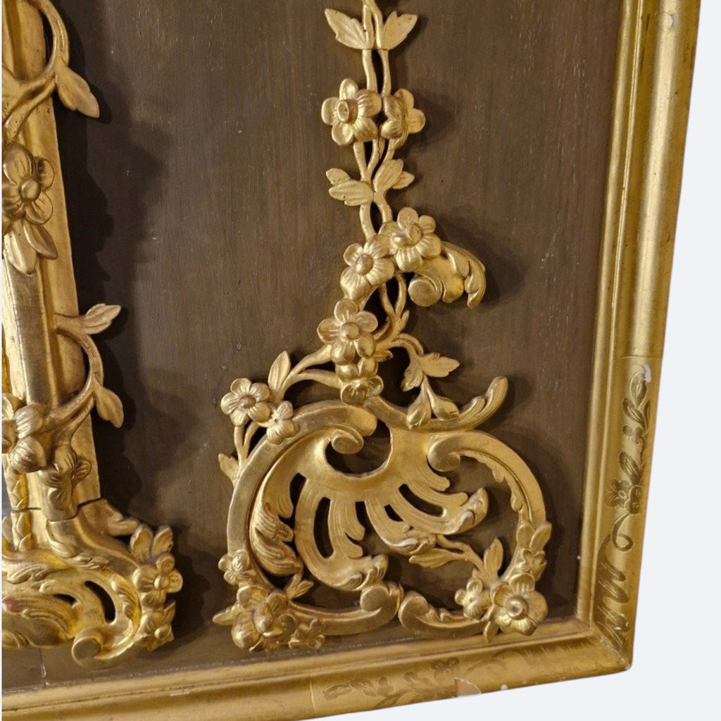 Trumeau en bois doré époque XIXe s